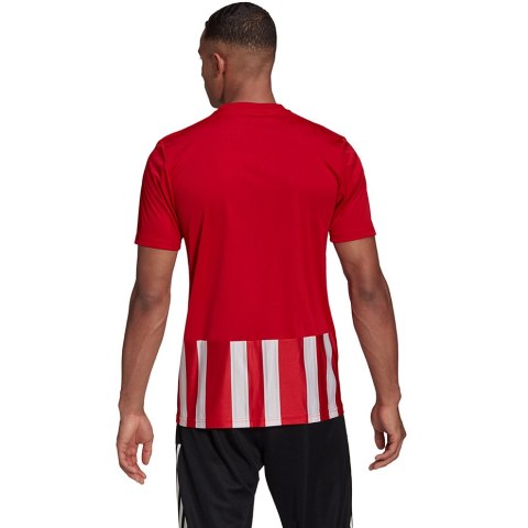 Koszulka męska adidas Striped 21 Jersey czerwono-biała GN7624 S Adidas teamwear