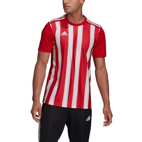 Koszulka męska adidas Striped 21 Jersey czerwono-biała GN7624 S Adidas teamwear
