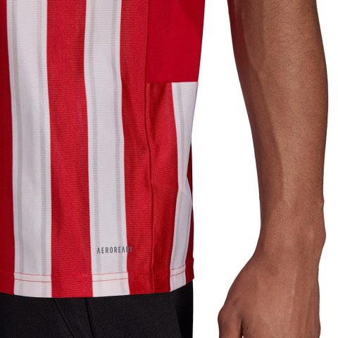 Koszulka męska adidas Striped 21 Jersey czerwono-biała GN7624 S Adidas teamwear