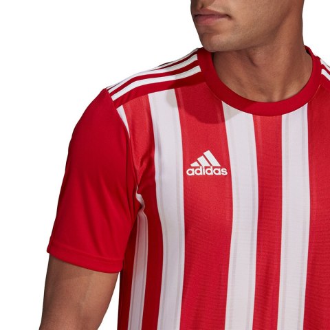 Koszulka męska adidas Striped 21 Jersey czerwono-biała GN7624 S Adidas teamwear