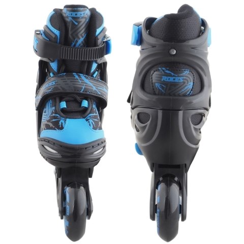Łyżworolki Roces Jokey 3.0 Boy czarno-niebieskie 400845 01 30-33 Roces