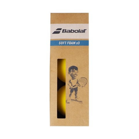 Piłki tenisowe juniorskie Babolat Soft Foam 3szt żółte 501058 Babolat