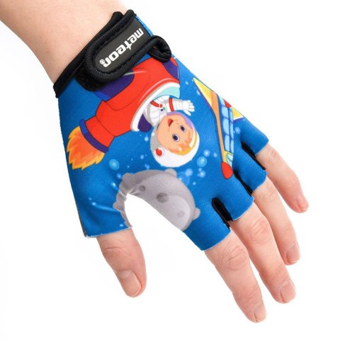 Rękawiczki rowerowe dla dzieci Meteor Space Jr 26175-26176-26177 M Meteor