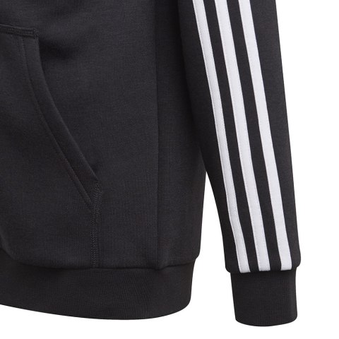 Bluza dla dzieci adidas Essentials 3-Stripes Hoodie czarna GQ8900 116cm Adidas