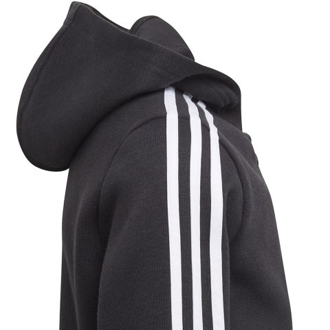 Bluza dla dzieci adidas Essentials 3-Stripes Hoodie czarna GQ8900 128cm Adidas