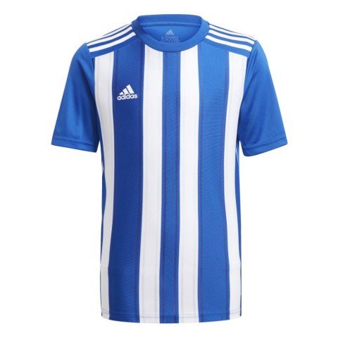 Koszulka dla dzieci adidas Striped 21 Jersey Youth biało-niebieska GH7323 164cm Adidas teamwear