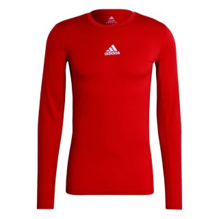 Koszulka męska adidas Compression Long Sleeve Tee czerwona GU7336 2XL Adidas teamwear