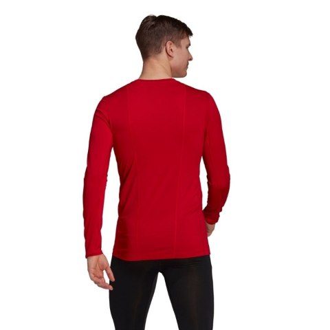 Koszulka męska adidas Compression Long Sleeve Tee czerwona GU7336 2XL Adidas teamwear