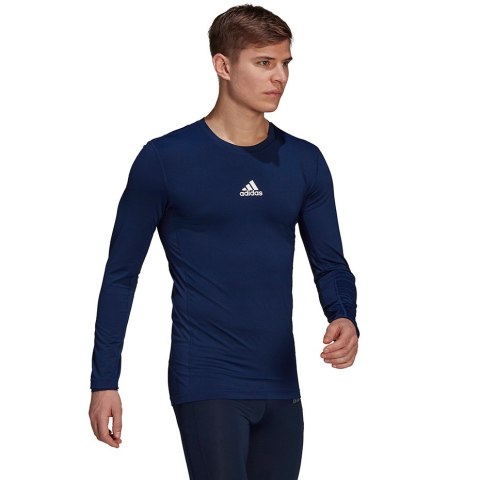 Koszulka męska adidas Compression Long Sleeve Tee granatowa GU7338 S Adidas teamwear