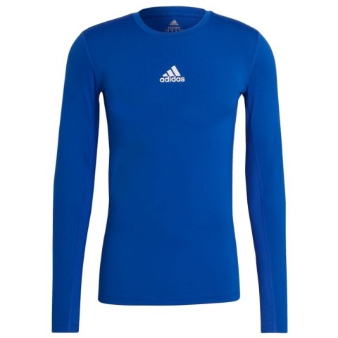 Koszulka męska adidas Compression Long Sleeve Tee niebieska GU7335 XL Adidas teamwear