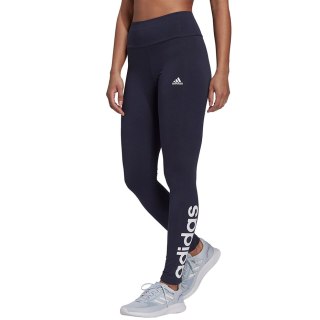 Legginsy damskie adidas Essentials High-Waisted Logo Leggings granatowe H07781 XS Adidas