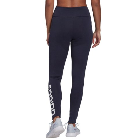 Legginsy damskie adidas Essentials High-Waisted Logo Leggings granatowe H07781 XS Adidas