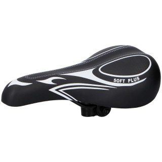 Siodełko rowerowe Dunlop MTB czarno-białe 2073366 Dunlop