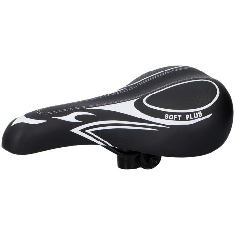 Siodełko rowerowe Dunlop MTB czarno-białe 2073366 Dunlop