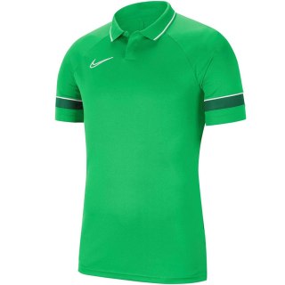 Koszulka męska Nike DF Academy 21 Polo SS zielona CW6104 362 S Nike Team