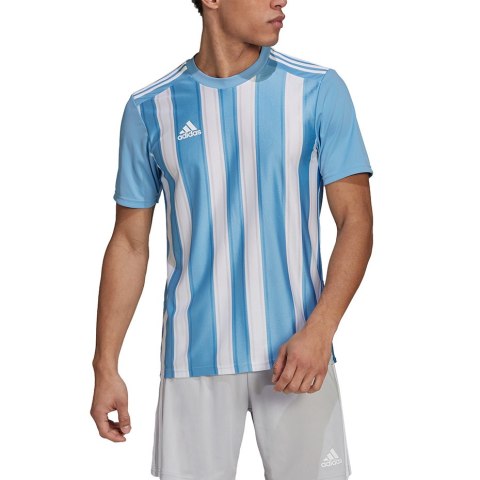 Koszulka męska adidas Striped 21 Jersey niebiesko-biała GN5845 S Adidas teamwear