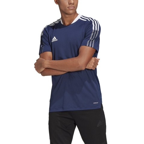 Koszulka męska adidas Tiro 21 Training Jersey granatowa GM7585 S Adidas teamwear