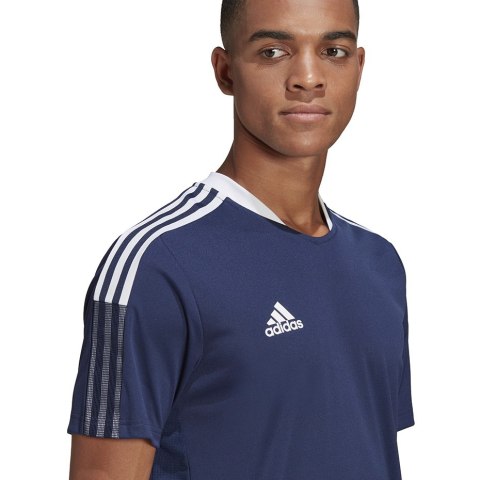 Koszulka męska adidas Tiro 21 Training Jersey granatowa GM7585 S Adidas teamwear