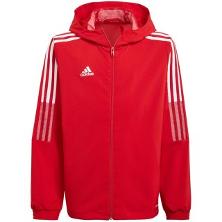 Kurtka dla dzieci adidas Tiro 21 Windbreaker czerwona GP4976 116cm Adidas teamwear