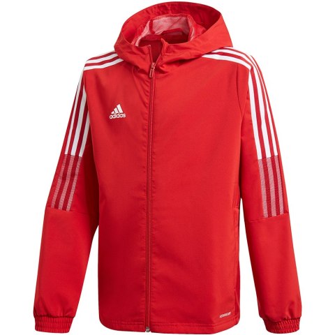 Kurtka dla dzieci adidas Tiro 21 Windbreaker czerwona GP4976 116cm Adidas teamwear
