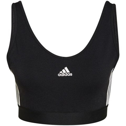 Stanik sportowy damski adidas Essentials 3-Stripes czarny GS1343 M Adidas