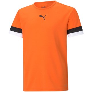 Koszulka dla dzieci Puma teamRISE Jersey Jr pomarańczowa 704938 08 164 Puma