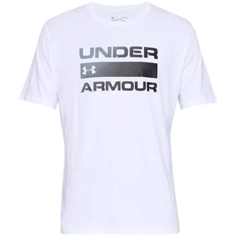 Koszulka męska Under Armour Team Issue Wordmark SS biała 1329582 100 XL Under Armour