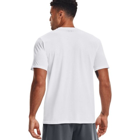 Koszulka męska Under Armour Team Issue Wordmark SS biała 1329582 100 XL Under Armour