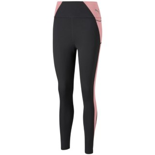 Legginsy damskie Puma Evostripe High Waist 7/8 czarno-różowe 589158 01 XS Puma