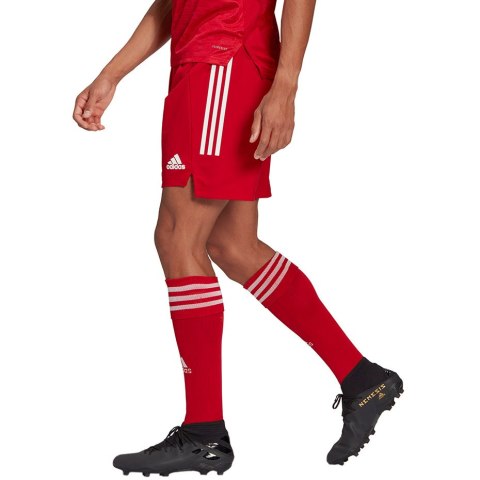 Spodenki męskie adidas Condivo 21 Primeblue Shorts czerwone GJ6810 L Adidas teamwear