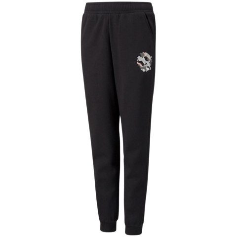 Spodnie dla dzieci Puma Alpha Sweatpants FL czarne 589235 01 116cm Puma