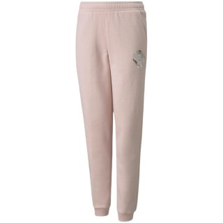 Spodnie dla dzieci Puma Alpha Sweatpants FL różowe 589235 36 116cm Puma