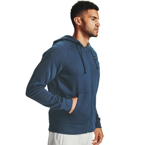 Bluza męska Under Armour Rival Fleece FZ Hoodie granatowa 1357111 408 S Under Armour