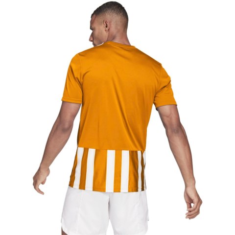 Koszulka męska adidas Striped 21 Jersey pomarańczowo-biała H35642 M Adidas teamwear