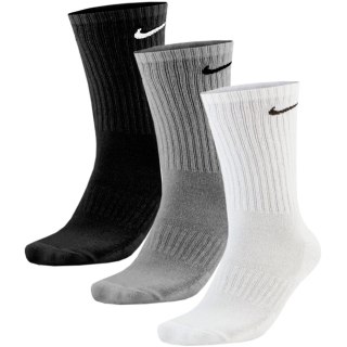 Skarpety Nike Everyday Cushioned Crew 3 pary białe, szare, czarne SX7664 964 38-42 Nike