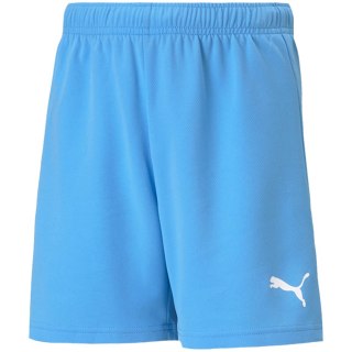 Spodenki dla dzieci Puma teamRISE Short Jr błękitne 704943 18 140cm Puma