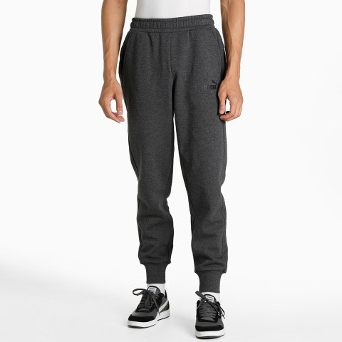 Spodnie męskie Puma ESS Logo Pants FL ciemnoszare 586714 07 S Puma
