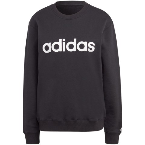 Bluza damska adidas Essentials Linear French Terry czarna IC6878 Adidas Bluza damska adidas Essentials Linear French Terry czarna IC6878 Adidas