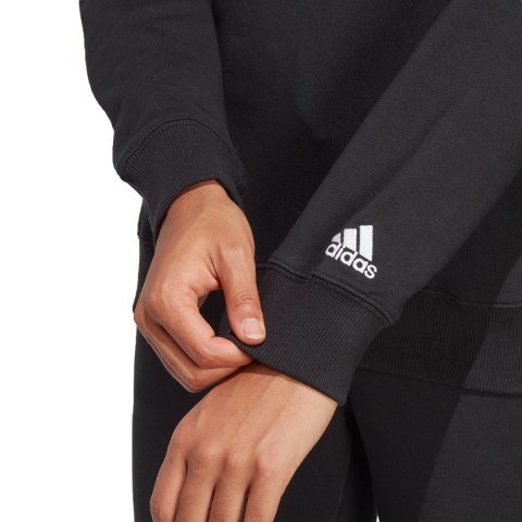 Bluza damska adidas Essentials Linear French Terry czarna IC6878 Adidas Bluza damska adidas Essentials Linear French Terry czarna IC6878 Adidas