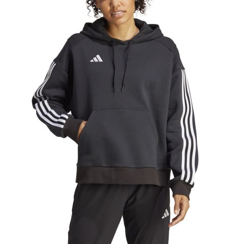 Bluza damska adidas Tiro 23 Competition Hoodie czarna IC4616 Adidas teamwear Bluza damska adidas Tiro 23 Competition Hoodie czarna IC4616 Adidas teamwear