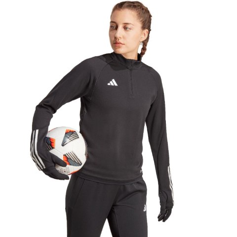Bluza damska adidas Tiro 23 Competition Training Top czarno-biała HI5967 Adidas teamwear Bluza damska adidas Tiro 23 Competition Training Top czarno-biała HI5967 Adidas teamwear