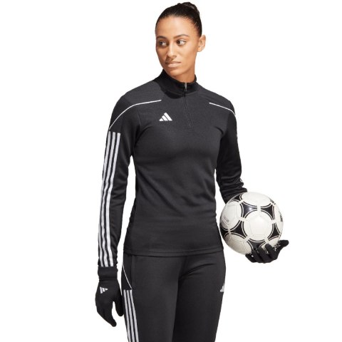 Bluza damska adidas Tiro 23 League Training Top czarna HS3484 Adidas teamwear Bluza damska adidas Tiro 23 League Training Top czarna HS3484 Adidas teamwear