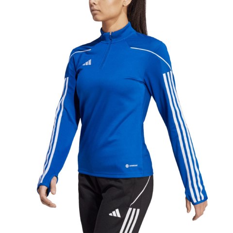 Bluza damska adidas Tiro 23 League Training Top niebieska HS3486 Adidas teamwear Bluza damska adidas Tiro 23 League Training Top niebieska HS3486 Adidas teamwear