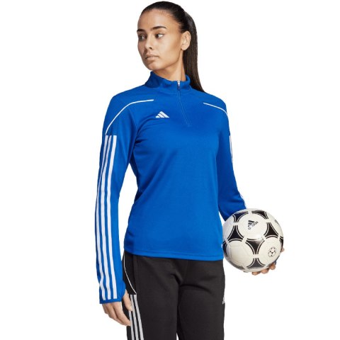 Bluza damska adidas Tiro 23 League Training Top niebieska HS3486 Adidas teamwear Bluza damska adidas Tiro 23 League Training Top niebieska HS3486 Adidas teamwear