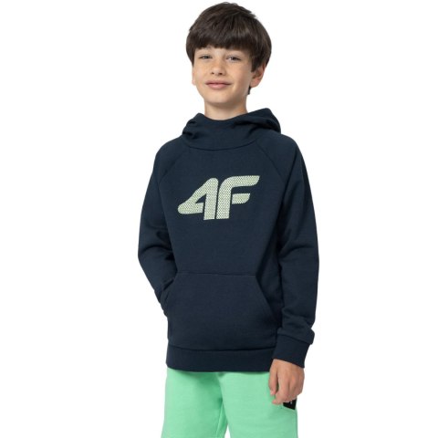 Bluza dla chłopca 4F granatowa 4FJSS23TSWSM220 31S 4F Bluza dla chłopca 4F granatowa 4FJSS23TSWSM220 31S 4F