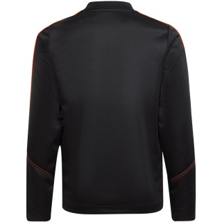 Bluza dla dzieci adidas Tiro 23 Club Training Top czarno-pomarańczowa HZ0186 Adidas