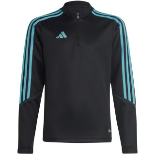 Bluza dla dzieci adidas Tiro 23 Club Training Top szaro-niebieska IC1582 Adidas