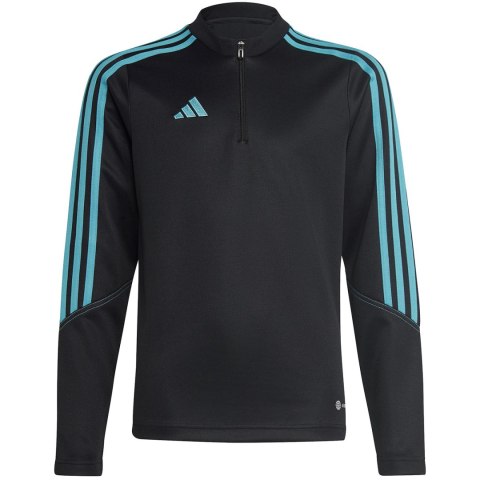 Bluza dla dzieci adidas Tiro 23 Club Training Top szaro-niebieska IC1582 Adidas Bluza dla dzieci adidas Tiro 23 Club Training Top szaro-niebieska IC1582 Adidas