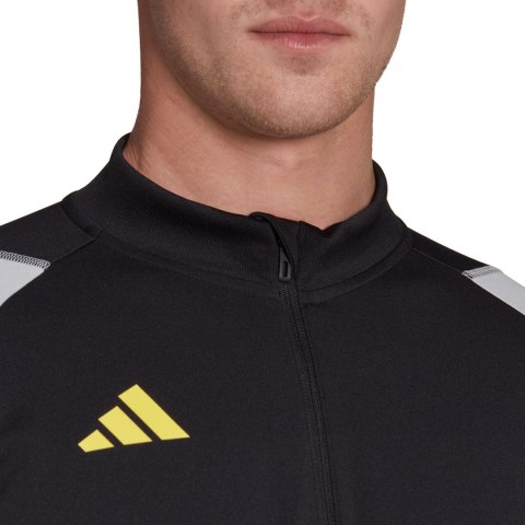 Bluza męska adidas Tiro 23 Competition Training Top czarno-szara HU1307 Adidas teamwear Bluza męska adidas Tiro 23 Competition Training Top czarno-szara HU1307 Adidas teamwear