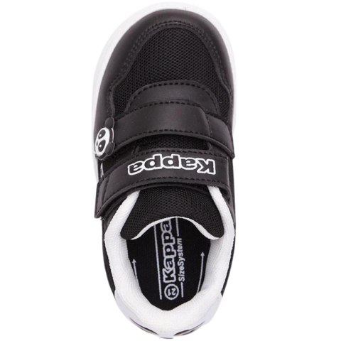 Buty dla dzieci Kappa PIO M Sneakers czarno-białe 280023M 1110 Kappa Buty dla dzieci Kappa PIO M Sneakers czarno-białe 280023M 1110 Kappa